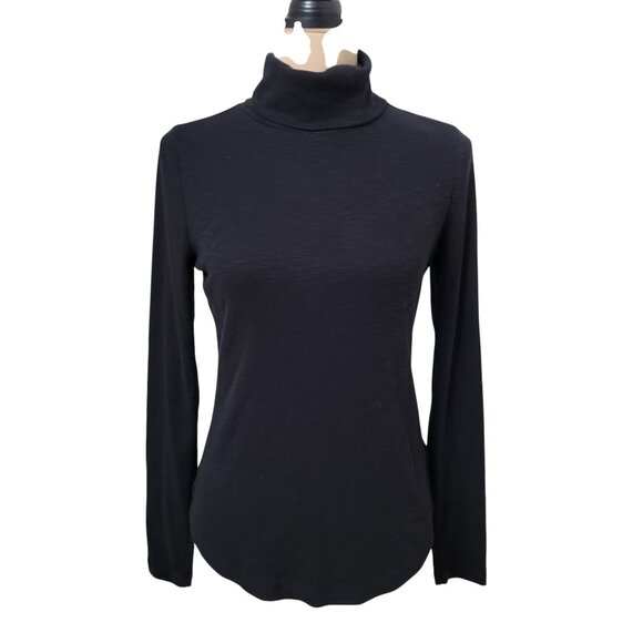 GAP Tops - GAP Size S Black Rib Turtleneck, Gently Used Condition.